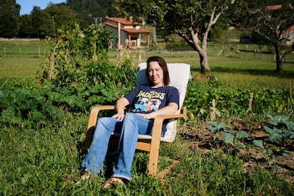 Lucía Prieto, cerca de su casa en Cantabria.