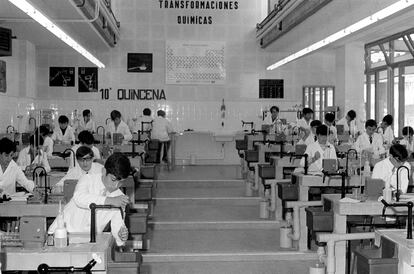 La Universidad Laboral de Xest en una imatge de la seva inauguració el 1970. EFE/jgv
