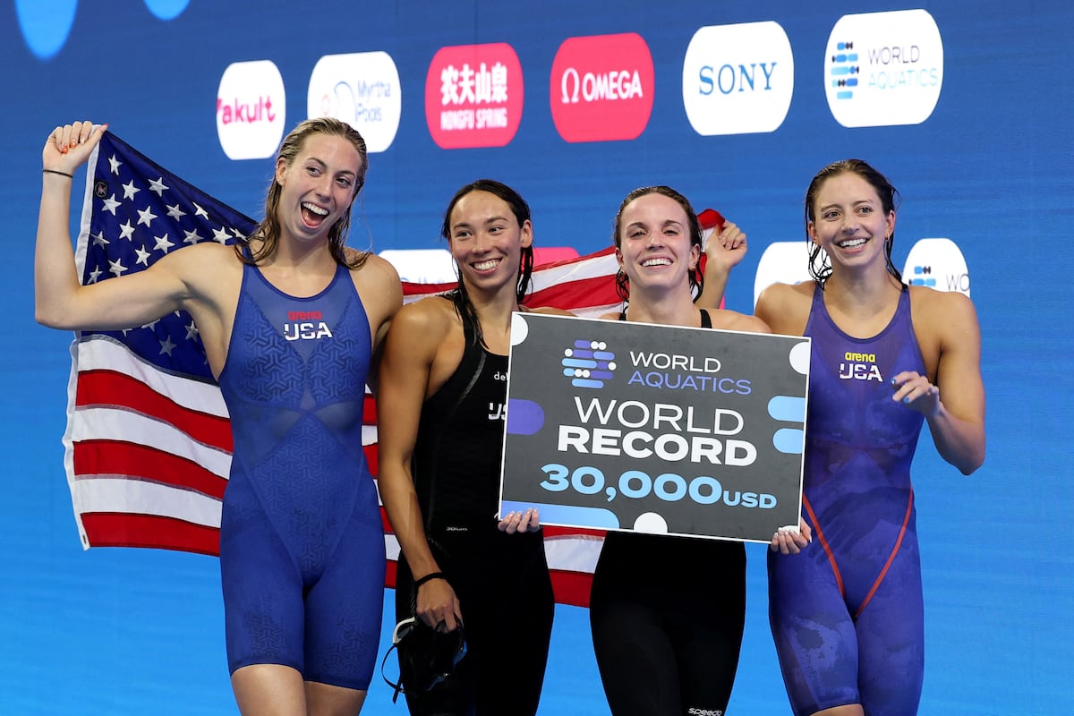 Las mujeres salvan a Estados Unidos en el Mundial de Natación
