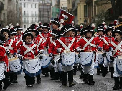 Pequeños tamborreros