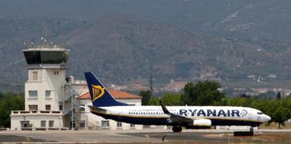 Un avión de Ryanair.