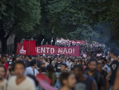 Manifestantes voltam &agrave;s ruas em protesto em S&atilde;o Paulo, no &uacute;ltimo dia 9. 