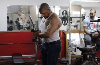 Ibrahim Masri, en un gimnasio de Acre, el 29 de enero.