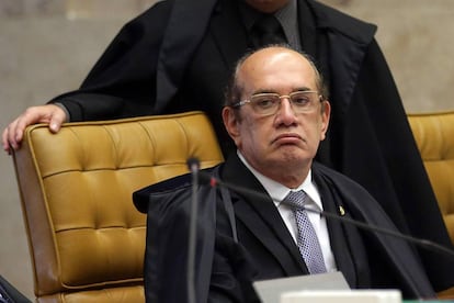 Gilmar Mendes, durante o julgamento do Habeas Corpus do Lula.