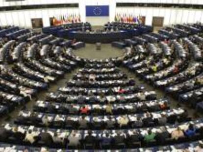 Vista del pleno del Parlamento Europeo.