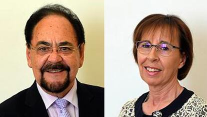 Ángel Guerra (PP) y Carmen Miravalles (PSOE).