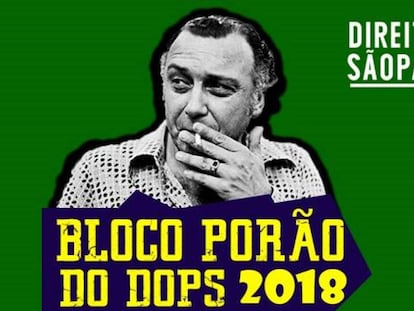 Sérgio Paranhos Fleury, delegado do Dops, em uma foto de divulgação do bloco