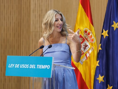 La vicepresidenta segunda del Gobierno y ministra de Trabajo y Economía Social, Yolanda Díaz.
Eduardo Parra / Europa Press