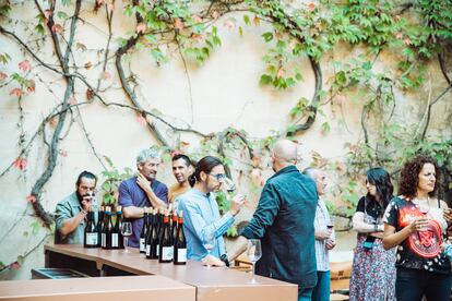 Una cata de vinos durante el festival.