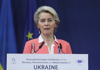 La presidenta de la Comisión Europea, Ursula von der Leyen