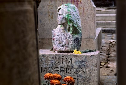 El busto de Morrison, en una imagen de 1991. 