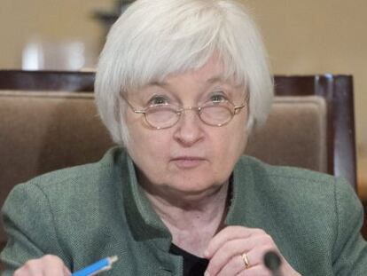 La presidenta de la Fed, Janet Yellen. 