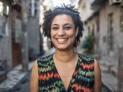 Rio de Janeiro city councilor Marielle Franco.