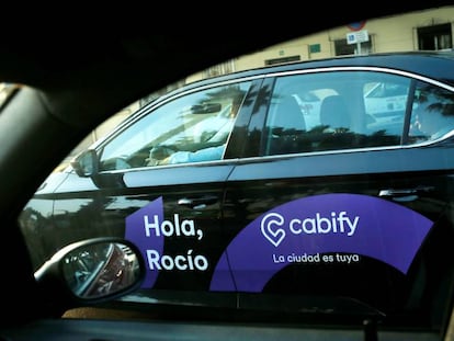 Vehiculo de Cabify.