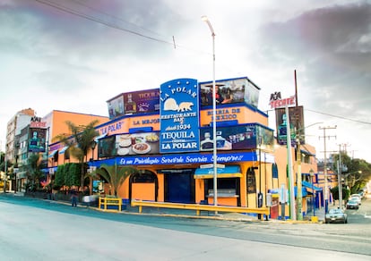 Fachada del restaurante La Polar, en Ciudad de México