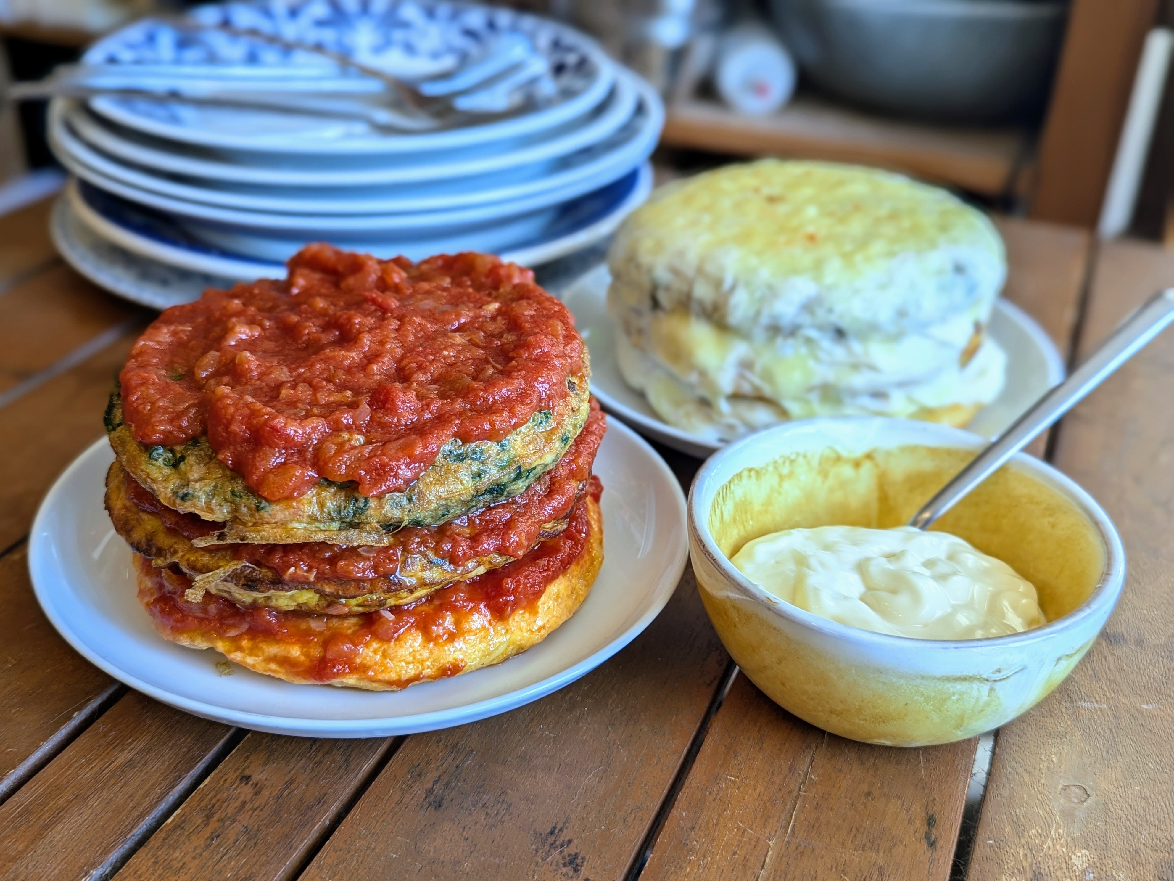 Un pastel de tortillas: ¿acaso es el paraíso?