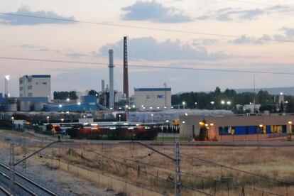 The Europac plant in Due&ntilde;as, in the Spanish province of Palencia.