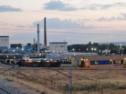 The Europac plant in Due&ntilde;as, in the Spanish province of Palencia.