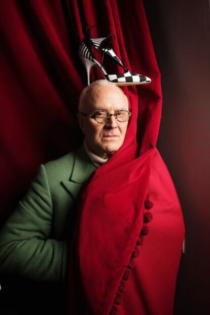 Manolo Blahnik el pasado jueves en Barcelona.