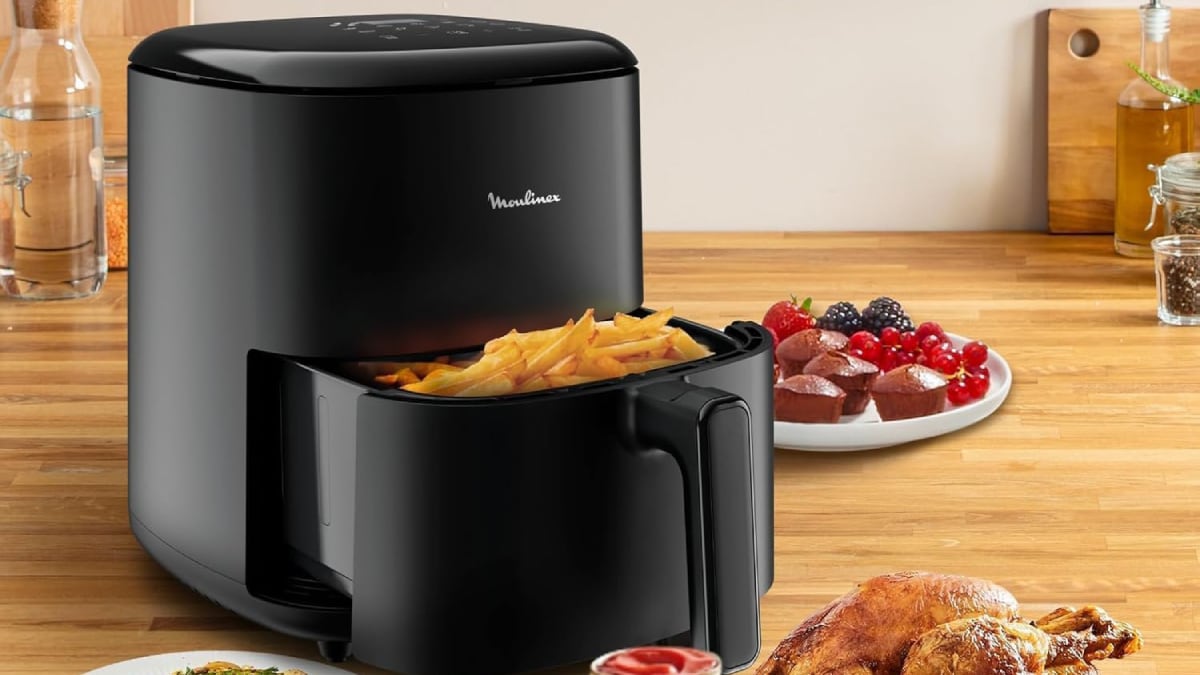 Amazon liquida la freidora de aire compacta de Moulinex más deseada con un 42% de rebaja después de Reyes