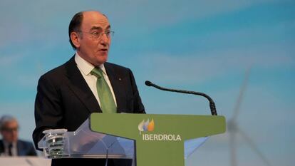 El presidente de Iberdrola, Ignacio Sánchez Galán.