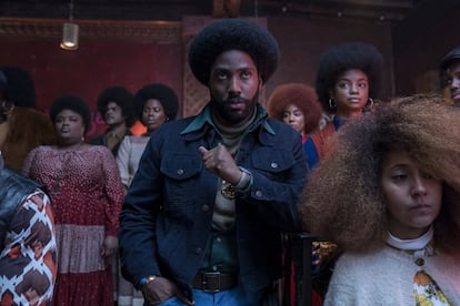 John David Washington, en 'Infiltrado en el KKKlan'.