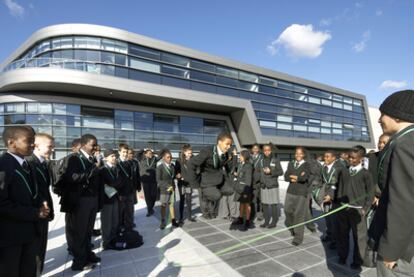 Evelyn Grace Academy, la escuela de Brixton (al sur de Londres) diseñada por la arquitecta Zaha Hadid.