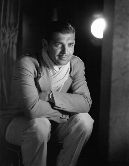 Muchos de los retratos de Hurrell han pasado a formar parte de la historia del cine. En la imagen, Clark Gable.
