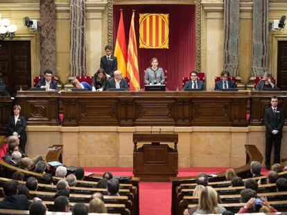 El Parlament va aprovar dilluns la declaració d'independència.