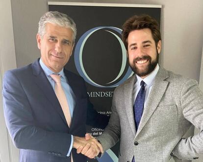 De izquierda a derecha: Rafael Roca, socio fundador de Roca & Asociados; y Oriol Giró, CEO de Emindset Law.