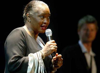 Barbara Hendricks, durante su actuación en la última edición del Festival de Porta Ferrada en Girona.