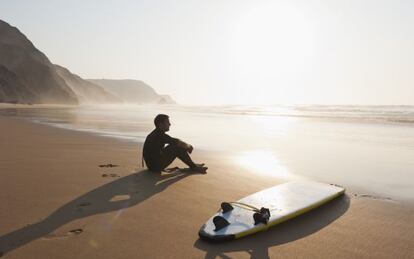 Playa de Sagres en Portugal. 