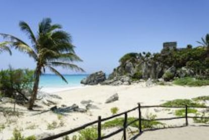 Playa de Tulum, en M&eacute;xico.