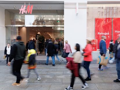 Rebajas de enero del año pasado en el centro de Madrid.