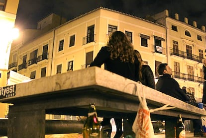 Plaza del Tossal de Valencia, cerca de donde se ha producido la agresi&oacute;n, en una imagen de archivo.