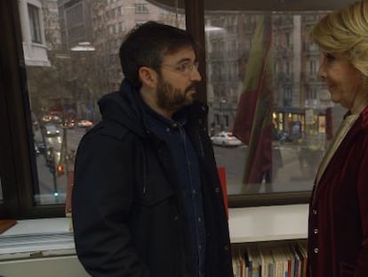 Jordi Évole conversa con Esperanza Aguirre en el regreso de ‘Salvados’
