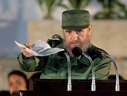 Fidel Castro, en La Habana en 1999.