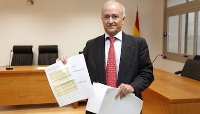 Vicente Magro, presidente de la Audiencia de Alicante.