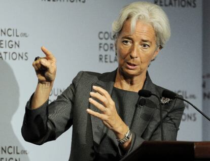 La directora del FMI, Christine Lagarde.