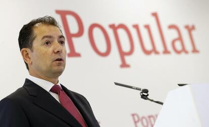 El consejero delegado del Banco Popular, Francisco Gómez.