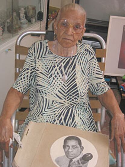 Gloria Esther Lugo Machín, en su casa de La Habana.