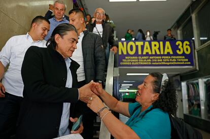 El candidato a la alcaldía de Bogotá Gustavo Bolívar