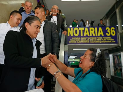 El candidato a la alcaldía de Bogotá Gustavo Bolívar