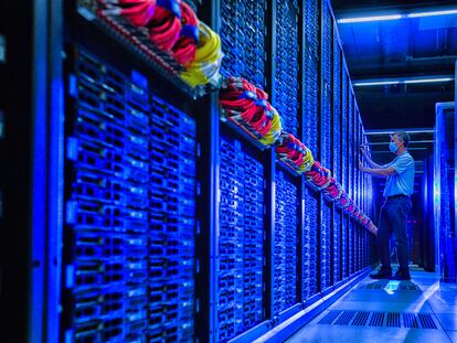 Instalaciones del MareNostrum VI en el Barcelona Supercomputing Center.