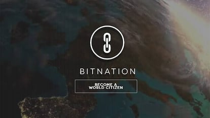 Imagen de la web de Bitnation