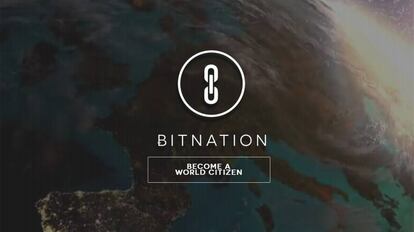 Imagen de la web de Bitnation