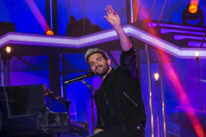 Pablo Alborán interpreta 'Prometo' en la gala final de Operación Triunfo.