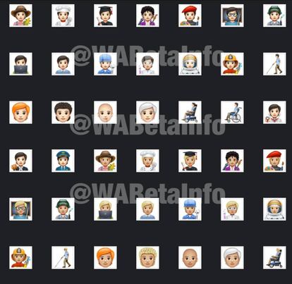 Pack de nuevos emojis en WhatsApp.