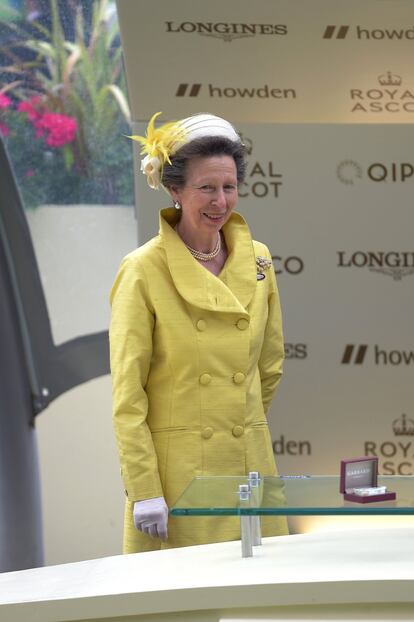 La princesa Ana, el jueves 17, en el tercer día de las carreras de Ascot.