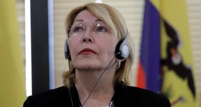 Luisa Ortega, el 23 de agosto en Brasilia.